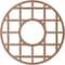 Ekena Millwork O'Neal Wood Fretwork Pierced Ceiling Medallion, Wood (Paint Grade), 18"OD x 6 1/2"ID x 3/8"T CMWP18X18X0375ONMF - alternate 4